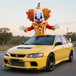 evolution of the clown