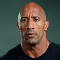 film still close up shot of dwayne johnson in the movie 2 0 0 1 a space odyssey. photographic, photography