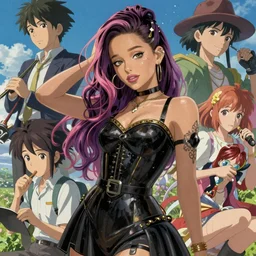 ariana grande, sunny day background, intricate, highly detailed, digital painting, artstation, official media, anime key visual, concept art, rich vivid colors, ambient lighting, sharp focus, illustration, art by Artgerm, Makoto Shinkai, Ilya Kuvshinov, Lois Van Baarle, and Rossdraws