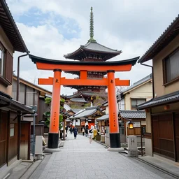 kyoto, street view, highly detail, photorealism, intricate, 8 k resolution, rendered in 3 ds max, photography, nikon