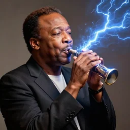 what a wonderful world by louis armstrong, synesthesia, volumetric lightning, high quality, 8 k, digital art