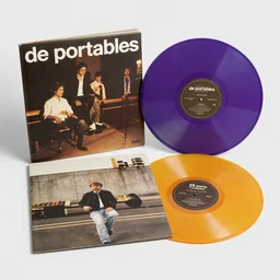 colored vinyl LP for the 25th anniversary album from 'de portables' to be released this fall, press kit photo