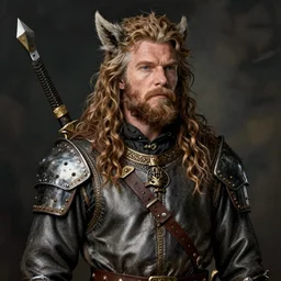 detailed ultrarealistic photo of medieval boar warrior alan lee brian froud
