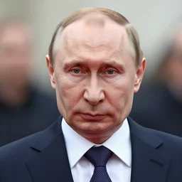 A badass portrait photo of putin Based upon the popular DC character, award winning photography, sigma 85mm Lens F/1.4, blurred background, perfect faces