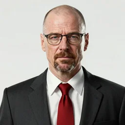 Screenshot of Walter White as Agent 47, red tie, Hitman 2016, video game
