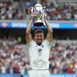 England lifting the World Cup