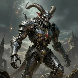 mechanical demon, elden ring, by greg rutkowski