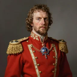 hyperrealistic portrait of king olav of norway, highly decorated uniform, highly detailed, hyperrealistic, digital painting, artstation, concept art, smooth, sharp focus, illustration, cinematic lighting, art by artgerm and greg rutkowski and alphonse mucha