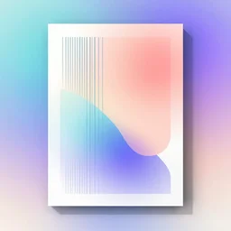 abstract beautiful multicolor gradient background, card templmate, wallpaper, lines, shapes, trending behance, poster by kenton nelson