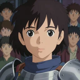 close - up, accurately shaped face, volumetric light, posing in armor. by takashi takeuchi, yoshiyuki sadamoto, amagaitaro, makoto shinkai, krenz cushart, asao urata, pixiv. 9 0 s