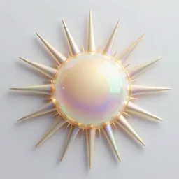 Iridescent thousand suns in Catalyst, post-modern, experimental, digital art