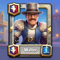walter white as clash royale card