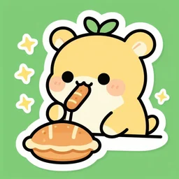 cute miss mascot poissoroy poissoroy seaking food sticker art, cronobreaker, beeple game icon
