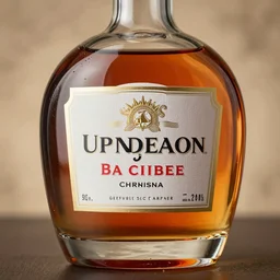 bottle of brandy, highly detailed