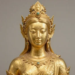 golden goddess portrait