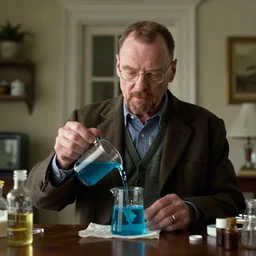 Walter White cooking meth in the White House