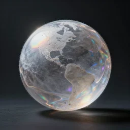 dream landscape, simulation, volumetric object, physical particles, translucence, cinematic lighting, iridescence, by ash thorpe