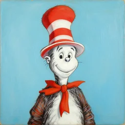 self - portrait in the style of dr. seuss, painting by brothers hildebrandt