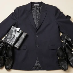 “a towering pile of empty suits”