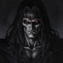 uncut portrait of he - man, dark and mysterious and eerie and ominous character, cinematic, epic, highly detailed, intricate, illustration, artwork by yasushi nirasawa