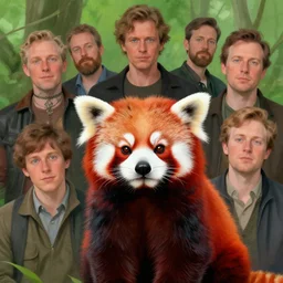 portrait of the red panda bestower of the chaparral by artgerm and Craig Mullins, James Jean, Andrey Ryabovichev, Mark Simonetti and Peter Morbacher 16k