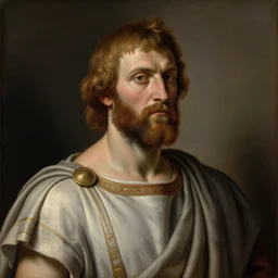 Jerma985 in Ancient Rome, detailed, highly detailed, heroic, epic, complex, very detailed, realistic, HD quality, 8k resolution, body and headshot, Oil Painting, Italian Renaissance Painting of Jerma985, Italian Renaissance Painting Style, Renaissance Painting Style, Painting, Trending on Artstation
