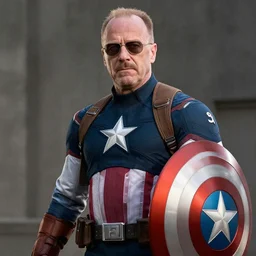 saul goodman as captain america