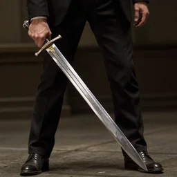 panavision film still of liv tyler wielding a broadsword, artgerm, artstation, very high quality face, feet and body shoes, intricate details, extremely high quality, moody lighting, real camera, real photo, photography by deviantart, in the style of director richard fleischer