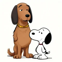 snoop dog with snoopy the dog,