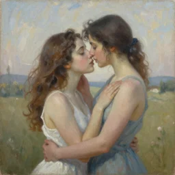 beautiful painting with the theme of love, masterpiece