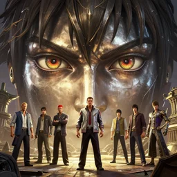 highly detailed giant metal alchemist - point of eyes, in gta v, stephen bliss, unreal engine, fantasy art by greg rutkowski, loish, rhads, ferdinand knab, makoto shinkai and lois van baarle, ilya kuvshinov, rossdraws, tom bagshaw, global illumination, radiant light, detailed and intricate environment