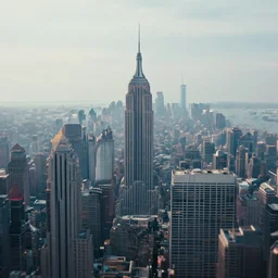 a beautiful, sharp focus, and immaculate overcast futuristic cityscape. view from above. vaporwave ombre rendering. outrun style. trending on artstation. recommended for you behance. by chris moore. by edward hopper. beeple colors. ambient occlusion. digital matte painting. metropolis filmic. gotham city.