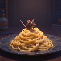 Linguini from Ratatouille realistic