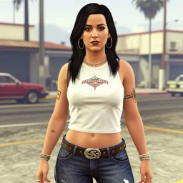 Homeless katy perry in Grand Theft Auto San Andreas