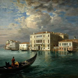 Venice underwater painted by Canaletto