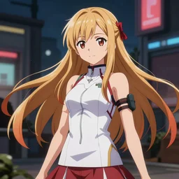 asuna yuuki discovering swort art online world, digital art, high detail, 1 6 k, oled