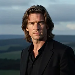 young harrison ford with long hair in a james bond movie