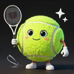 a Paris Hilton tennis ball monster, tennis ball, chalk, digital art, fantasy, magic, trending on artstation, ultra detailed, professional illustration by Basil Gogos