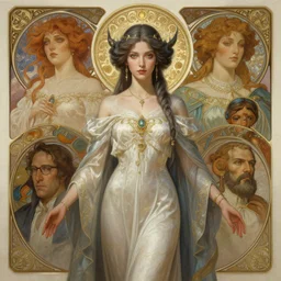 symmetry!! portrait of a female sorcerer, dar fantasy, intricate, elegant, highly detailed, my rendition, digital painting, artstation, concept art, smooth, sharp focus, illustration, art by artgerm and greg rutkowski and alphonse mucha and huang guangjian and android jones and sachin teng