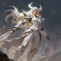 White Wrath as an Apex Legends character digital illustration portrait design by, Mark Brooks and Brad Kunkle detailed, gorgeous lighting, wide angle action dynamic portrait