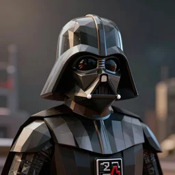 darth vader low poly