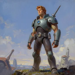 sci - fi painting by james gurney, trending on artstation