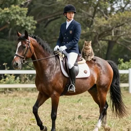 ( ( ( horse ) ) ) cat!!!!
