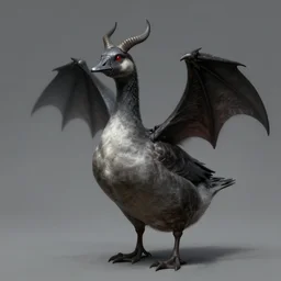 tonemapped gothic demon goose by artstation