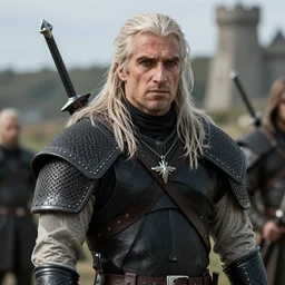 jerry seinfeld as geralt the witcher, movie still, 8 k
