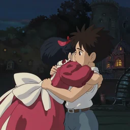 still image from the new studio ghibli animated film'the black hole enigma'