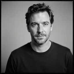 photo portrait of daniel - henney, shot on tri - x with a hasselblad 5 0 0, by horst - p - horst