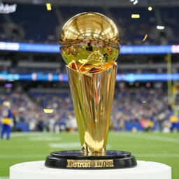 detroit lions win the lombardi trophy, confetti, 8 k sports photography