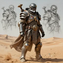 dune themed elite sardaukar warrior, desert breathing armor, graffiti, sketch by sachin teng, moebius, artgerm, michael cheval, esao andrews, francois boucher, masterpiece, intricate organic painting, matte painting, hard edges, highly detailed, cinematic lighting character art movie poster by drew struzan