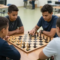 the game of chess, but it's a live action adaptation